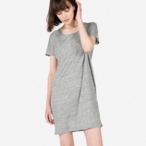 Everlane dark linen dolman dress XS
